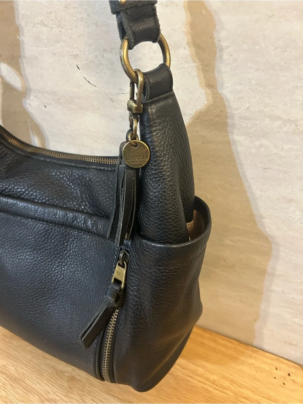 The Sak Collective Keira Leather Hobo Bag.